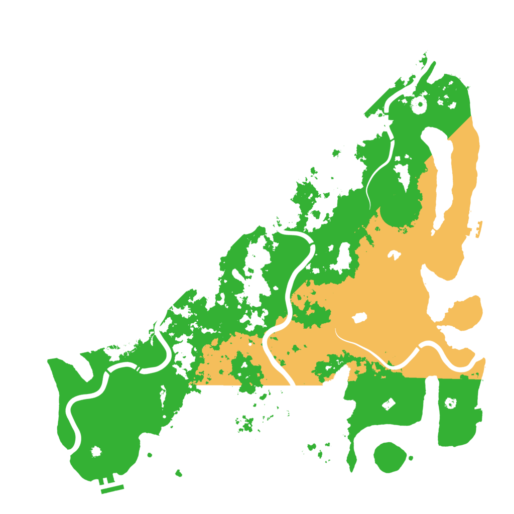 Biome Rust Map: Procedural Map, Size: 4500, Seed: 796179