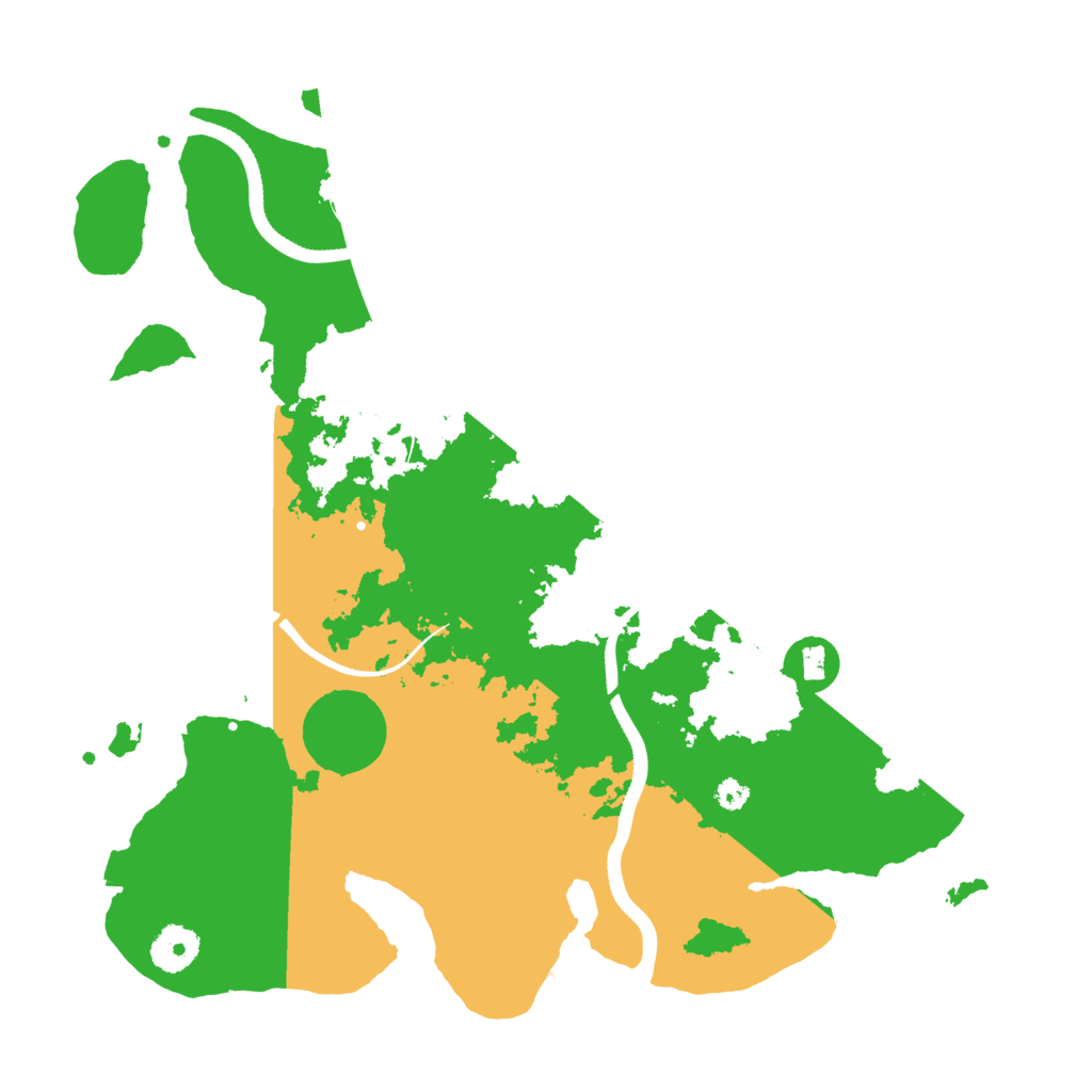 Biome Rust Map: Procedural Map, Size: 3500, Seed: 220727