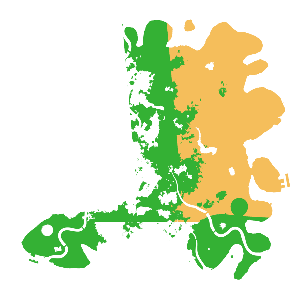 Biome Rust Map: Procedural Map, Size: 4500, Seed: 486433