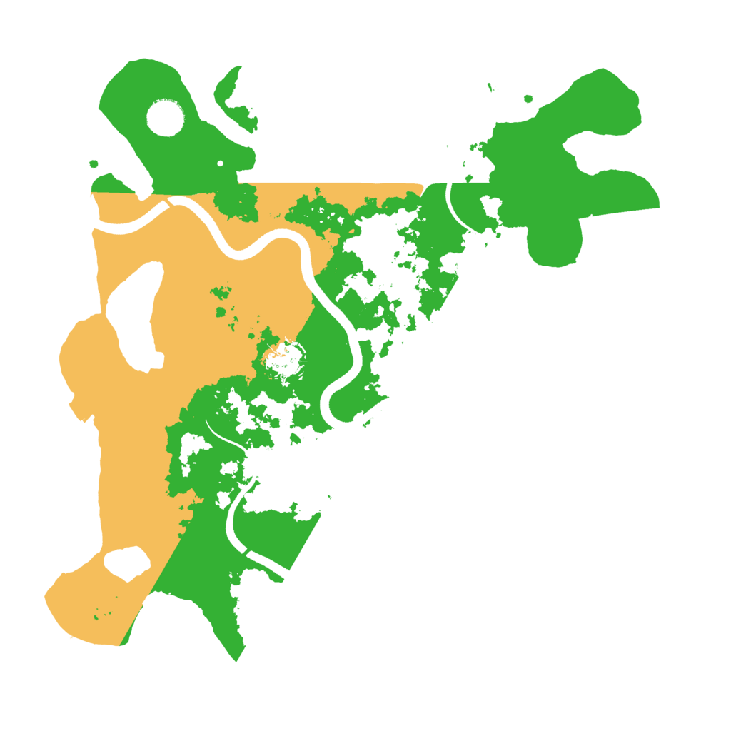 Biome Rust Map: Procedural Map, Size: 3500, Seed: 709146
