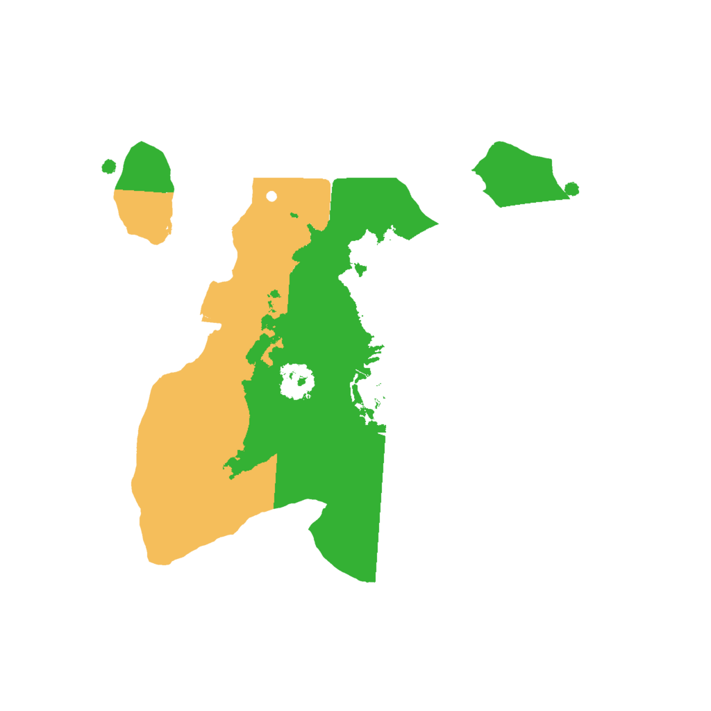 Biome Rust Map: Procedural Map, Size: 2000, Seed: 1045007165