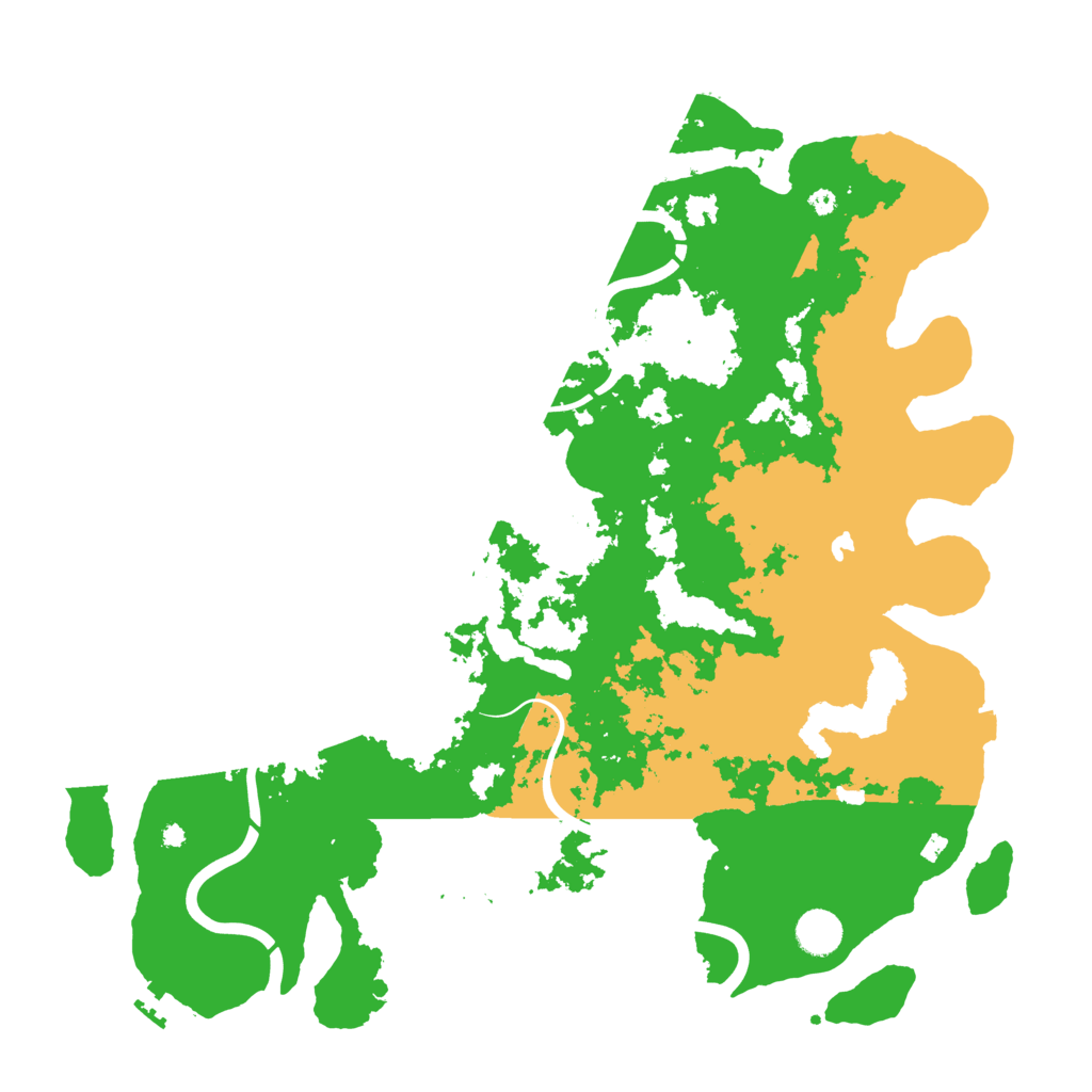 Biome Rust Map: Procedural Map, Size: 4250, Seed: 2105267088