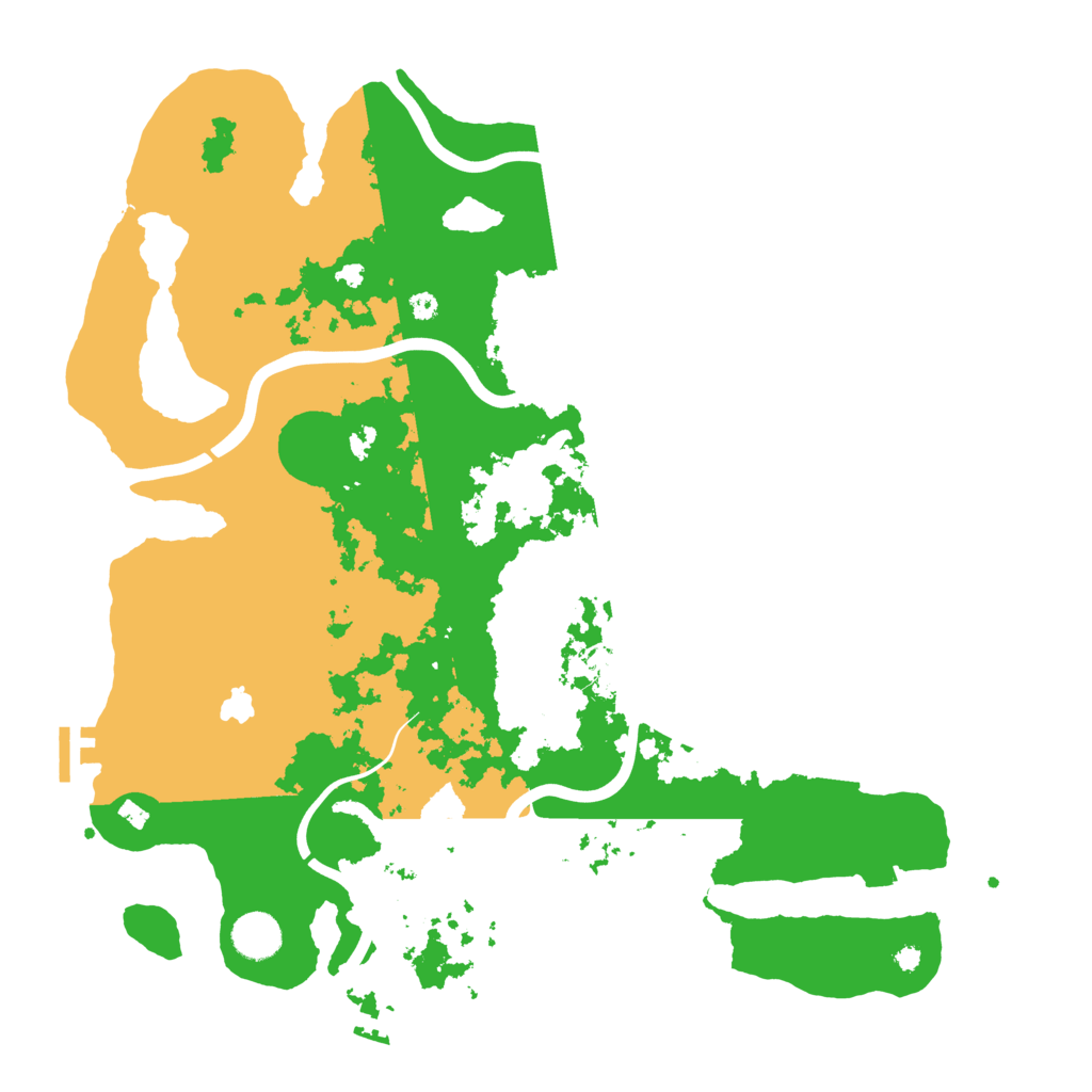 Biome Rust Map: Procedural Map, Size: 4000, Seed: 652339