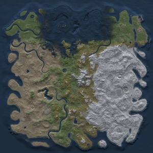 Thumbnail Rust Map: Procedural Map, Size: 6000, Seed: 1479978637, 17 Monuments