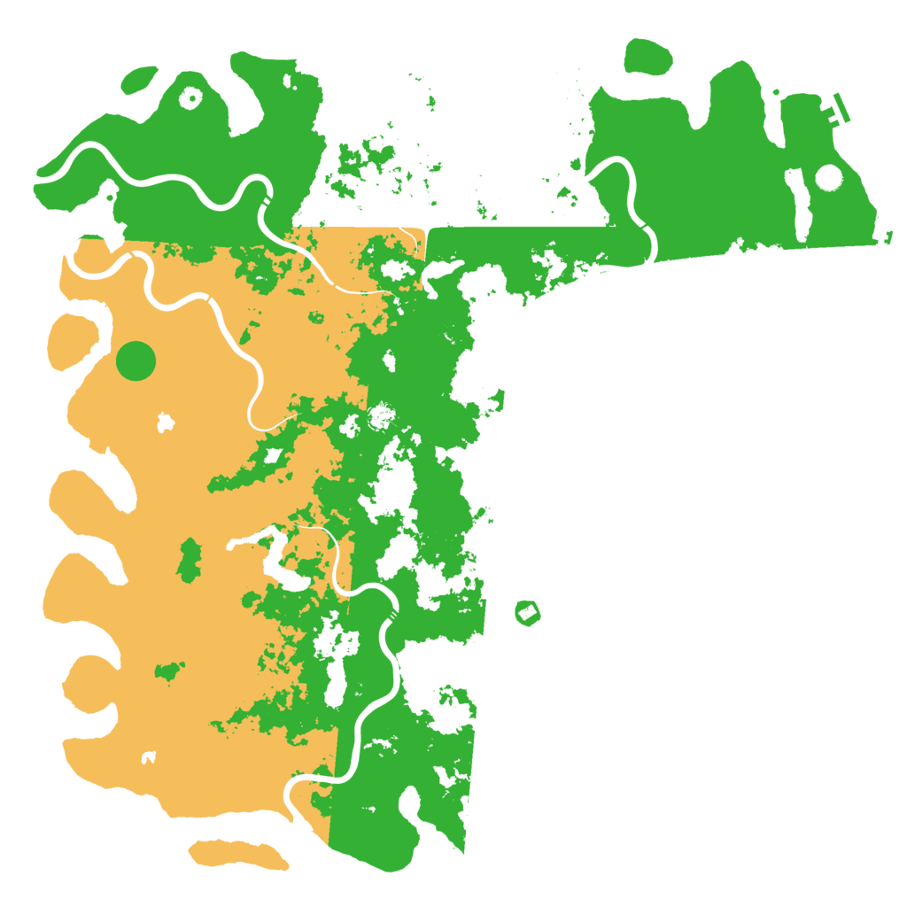 Biome Rust Map: Procedural Map, Size: 6000, Seed: 1479978637