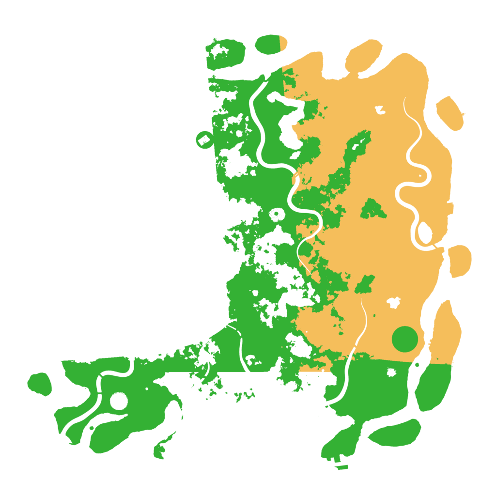 Biome Rust Map: Procedural Map, Size: 5000, Seed: 647976922
