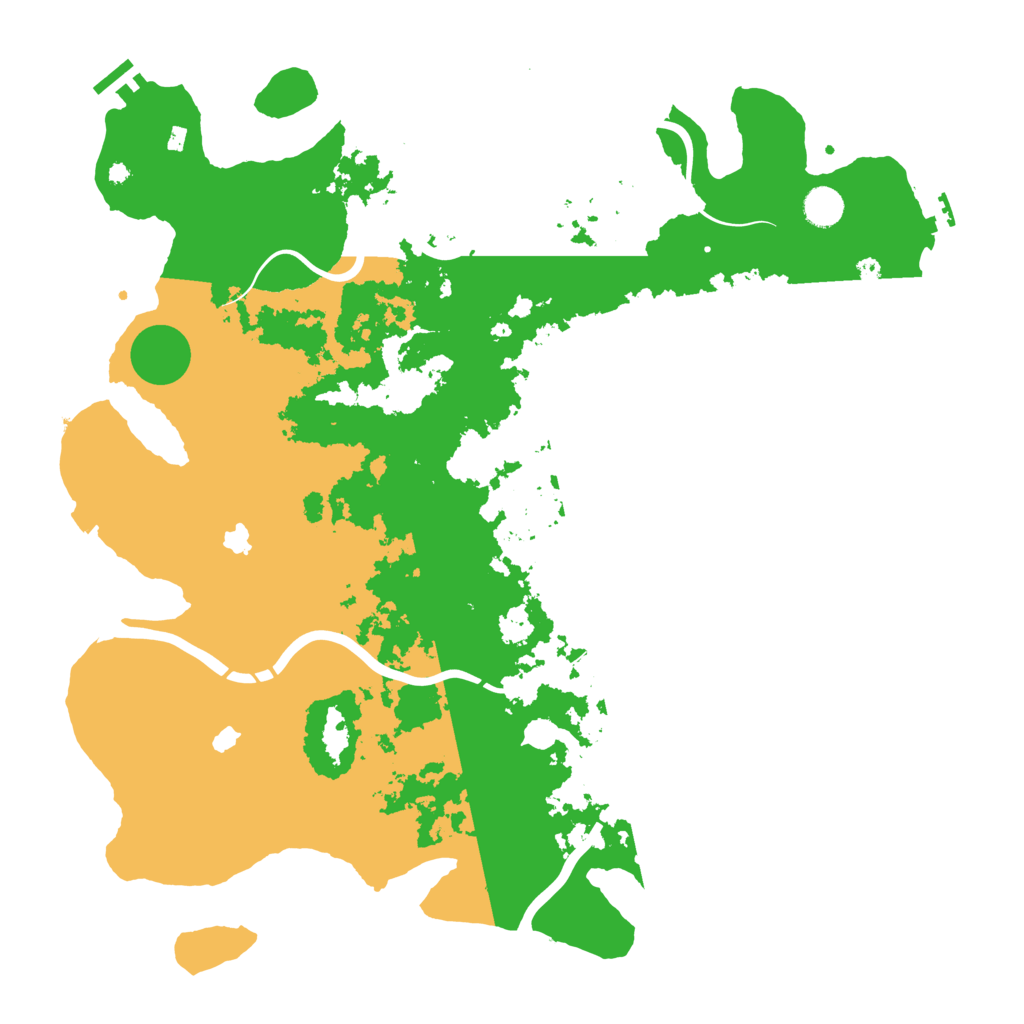 Biome Rust Map: Procedural Map, Size: 4500, Seed: 884351