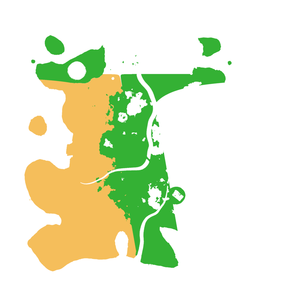 Biome Rust Map: Procedural Map, Size: 3000, Seed: 20870