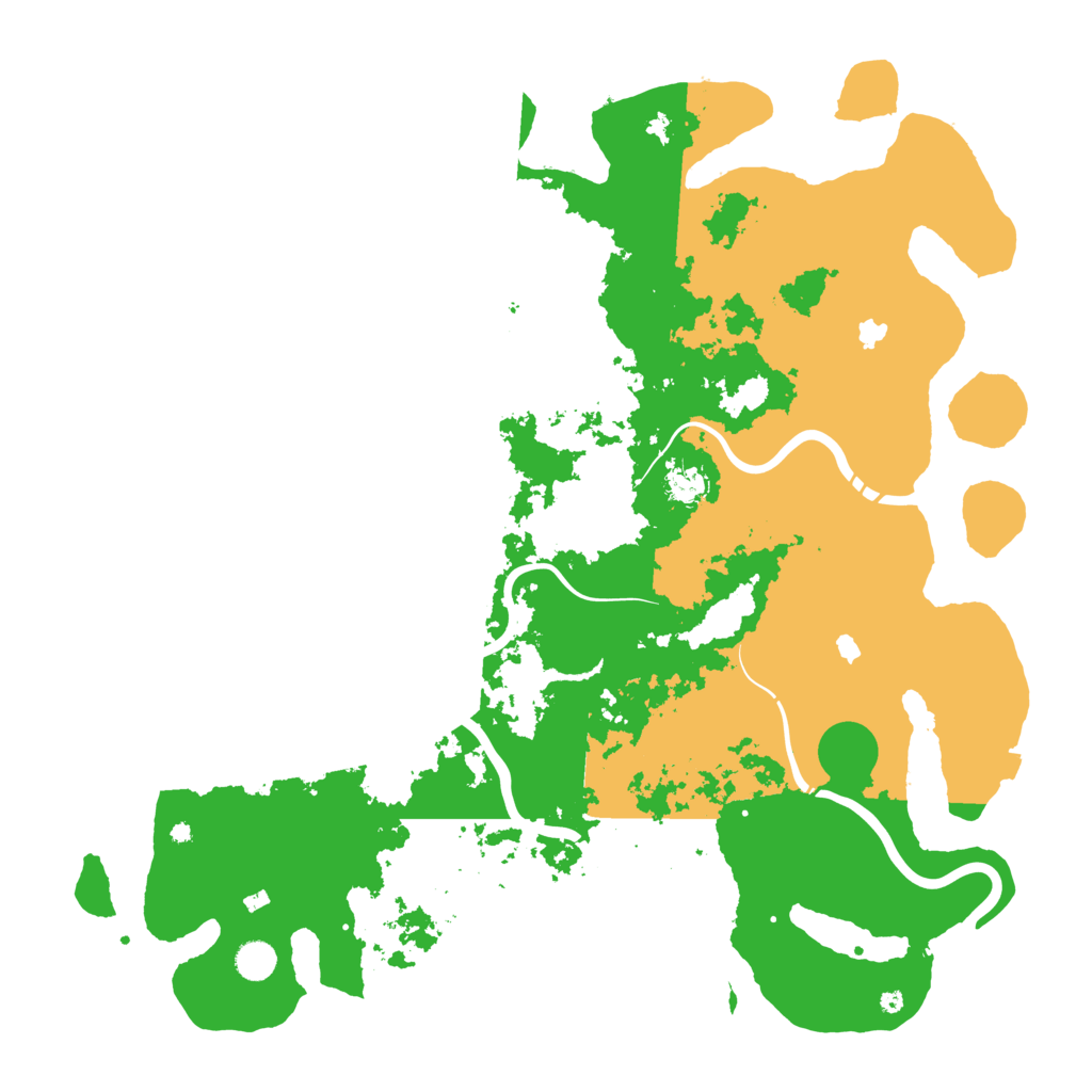 Biome Rust Map: Procedural Map, Size: 4800, Seed: 855561121