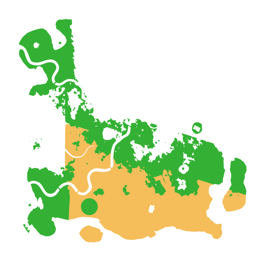 Biome Rust Map: Procedural Map, Size: 4100, Seed: 76184477