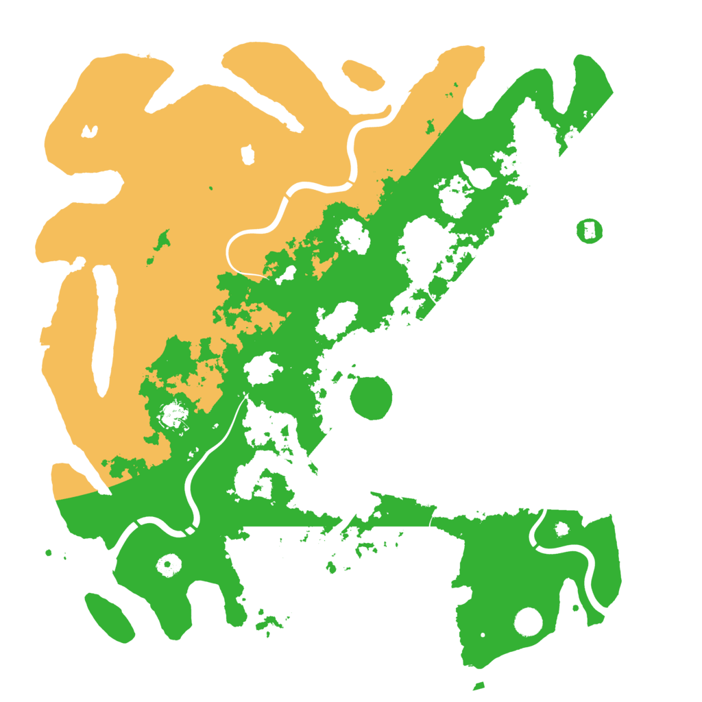 Biome Rust Map: Procedural Map, Size: 4500, Seed: 744382