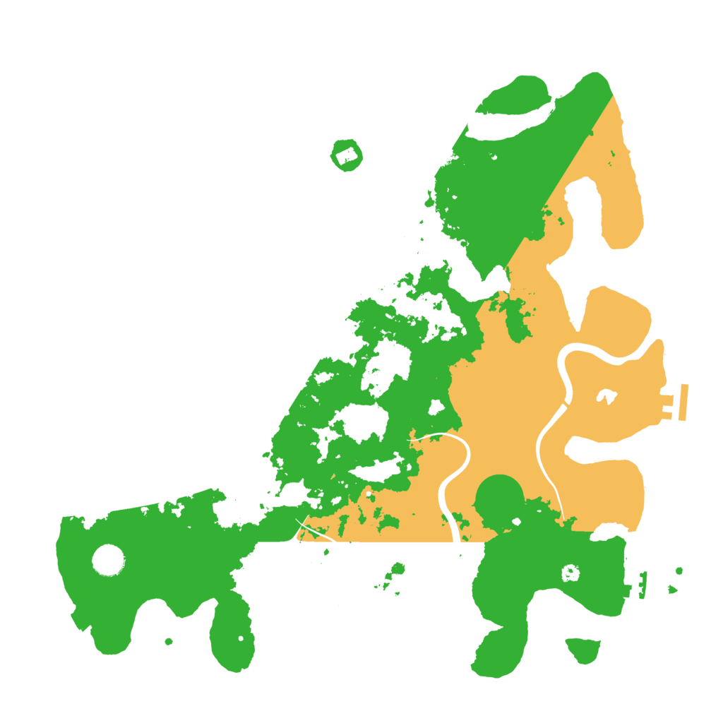 Biome Rust Map: Procedural Map, Size: 4000, Seed: 159599