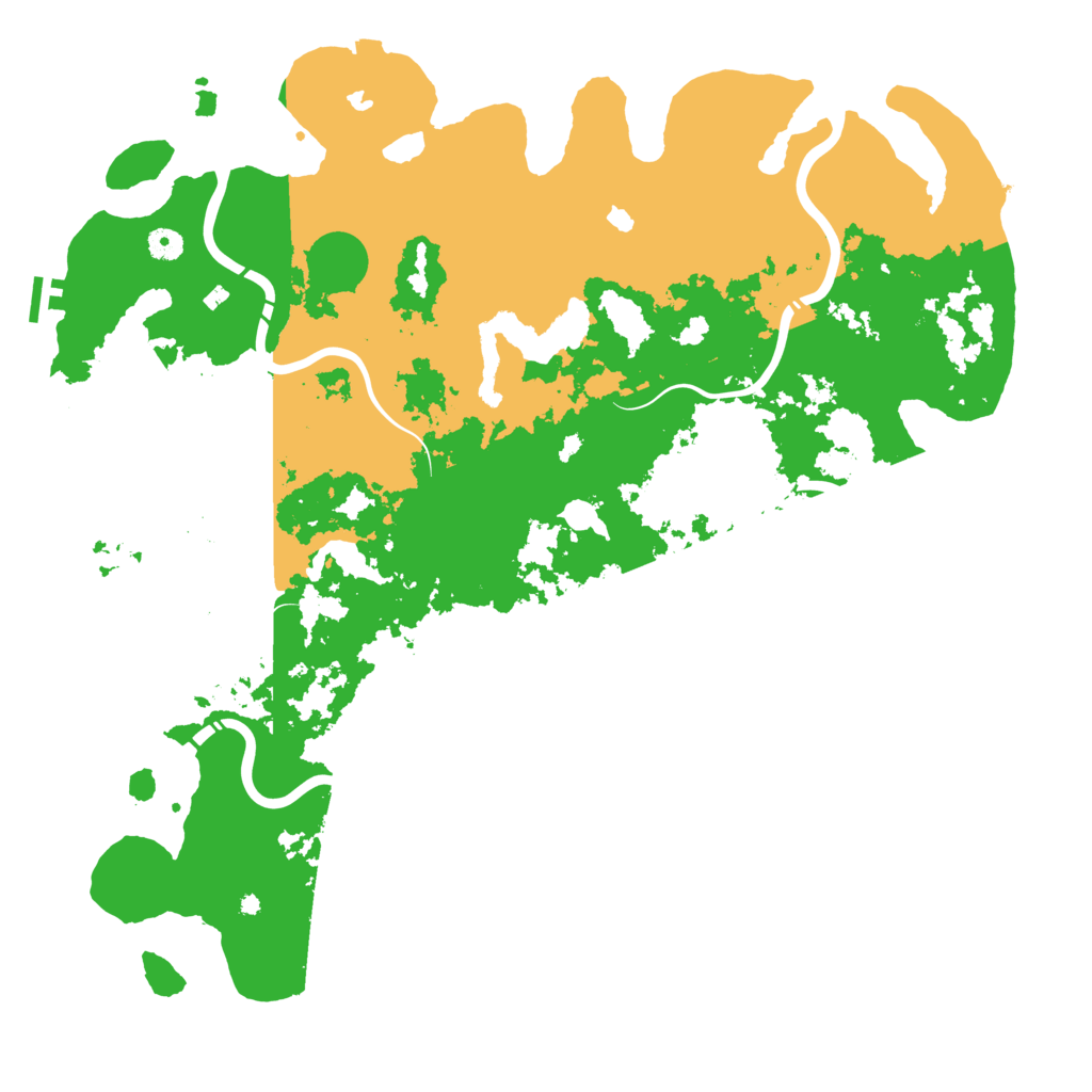 Biome Rust Map: Procedural Map, Size: 4800, Seed: 176931925