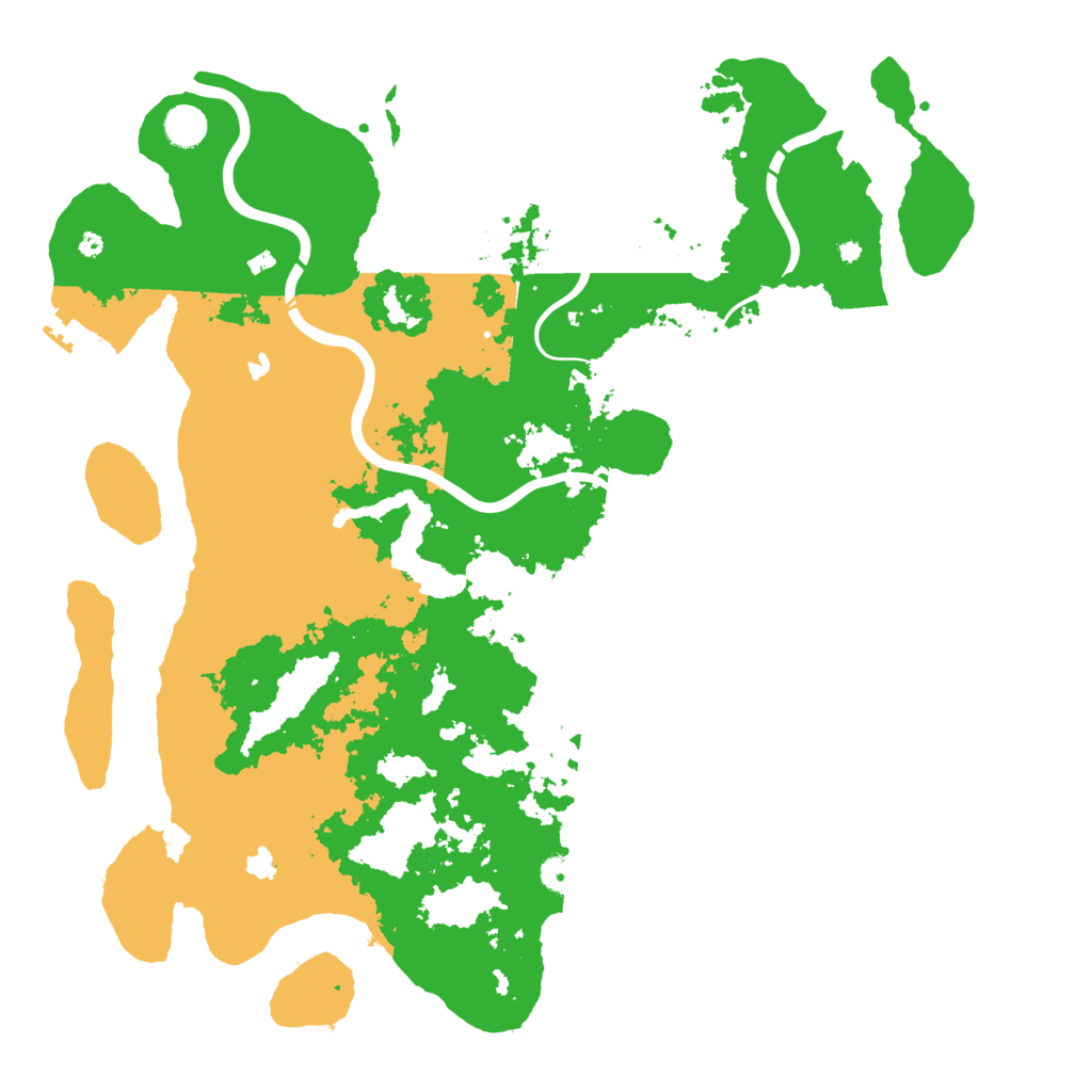 Biome Rust Map: Procedural Map, Size: 4500, Seed: 228890