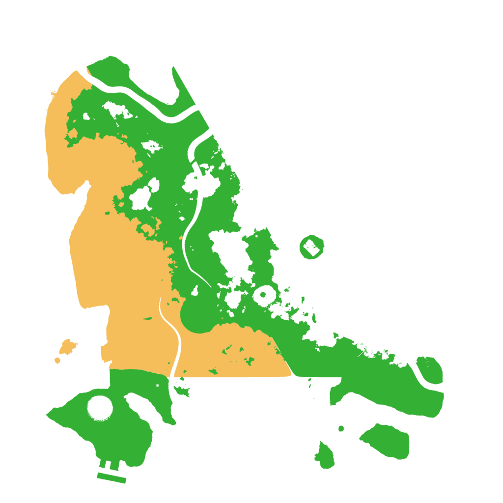 Biome Rust Map: Procedural Map, Size: 3500, Seed: 613489211