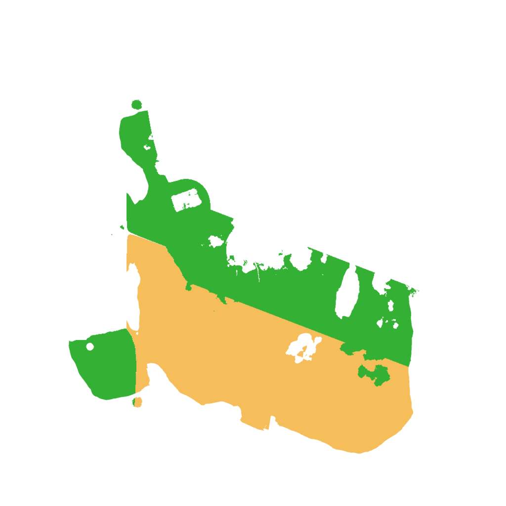 Biome Rust Map: Procedural Map, Size: 2000, Seed: 51288