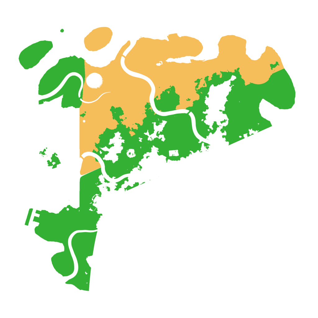 Biome Rust Map: Procedural Map, Size: 3600, Seed: 861263533