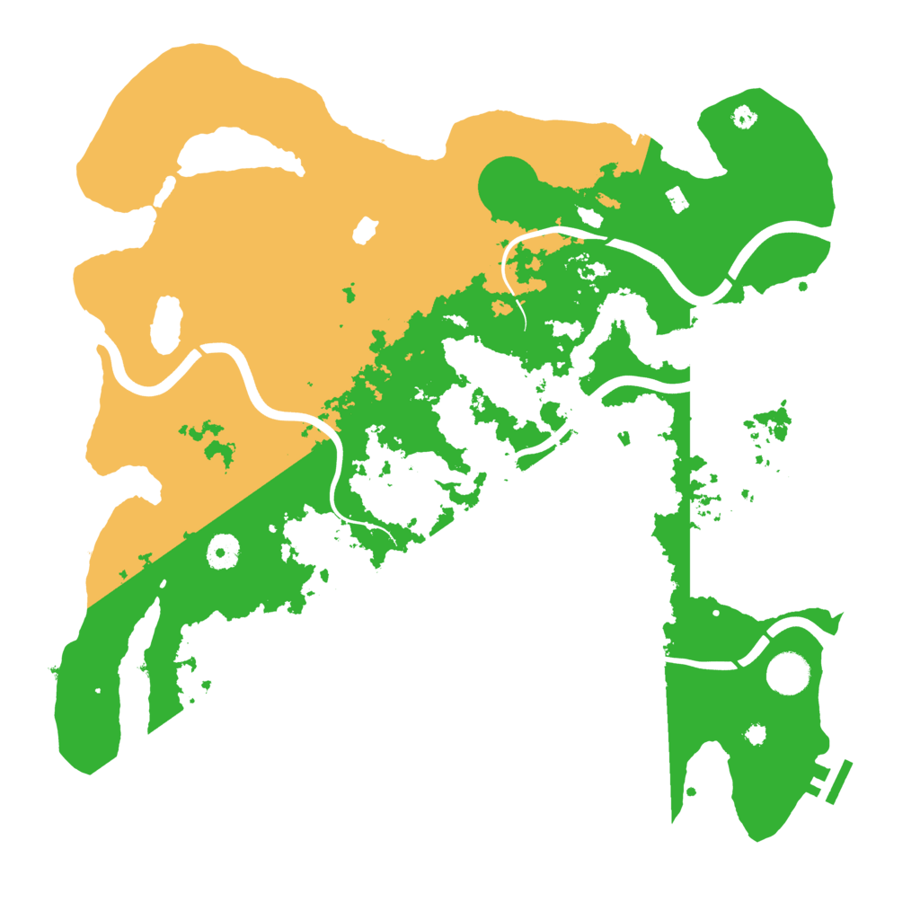 Biome Rust Map: Procedural Map, Size: 4000, Seed: 638953