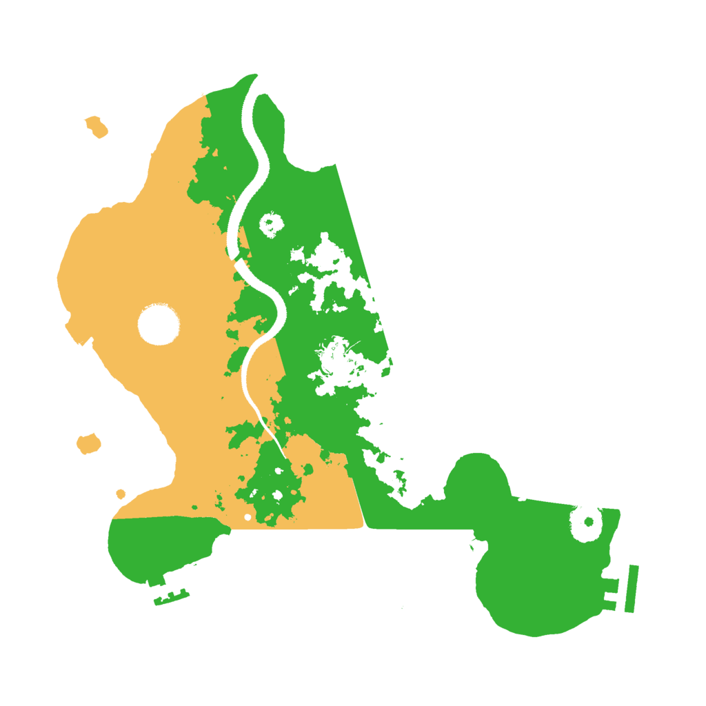 Biome Rust Map: Procedural Map, Size: 3000, Seed: 72819