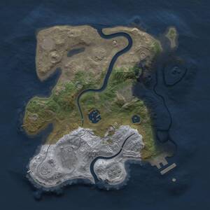 Thumbnail Rust Map: Procedural Map, Size: 2500, Seed: 67676769, 9 Monuments