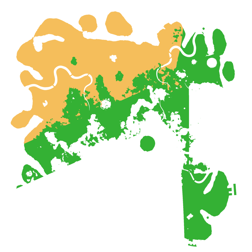 Biome Rust Map: Procedural Map, Size: 4500, Seed: 776736