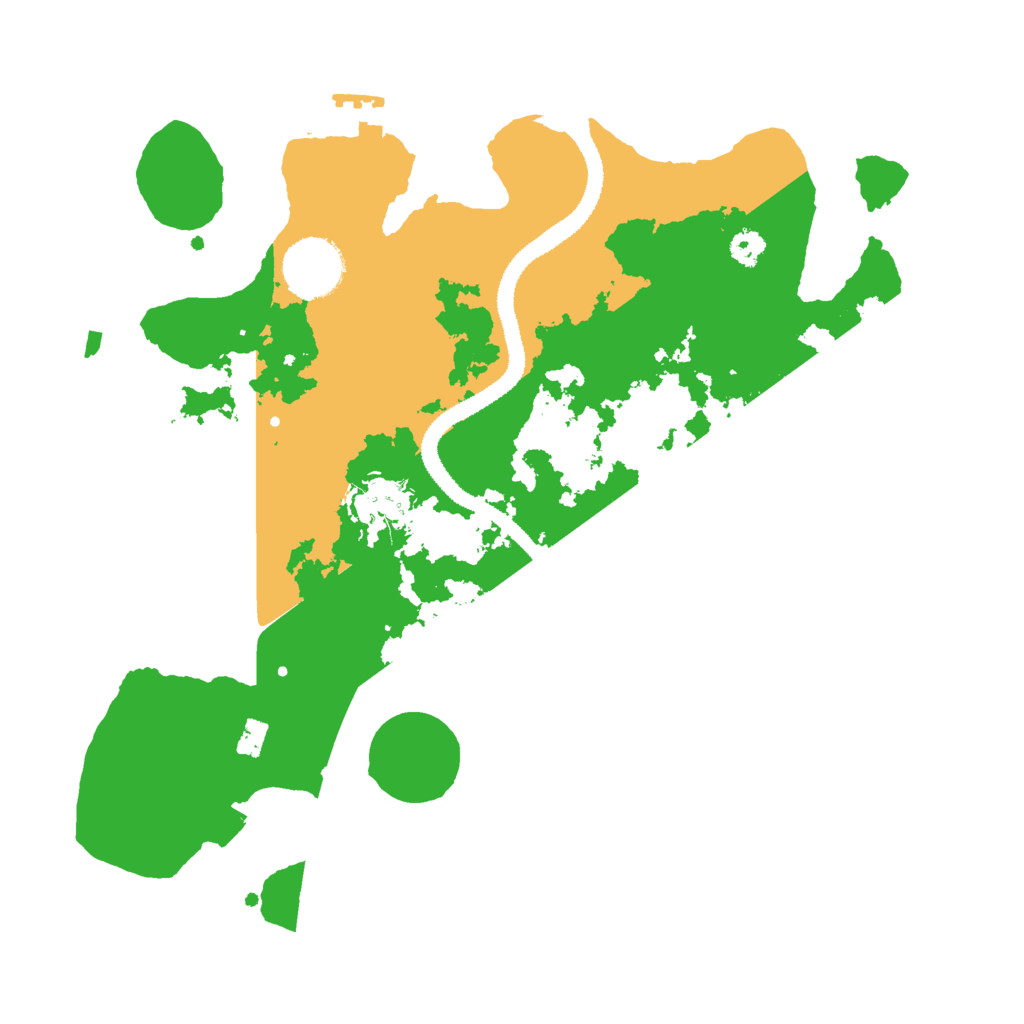 Biome Rust Map: Procedural Map, Size: 3000, Seed: 1822632004