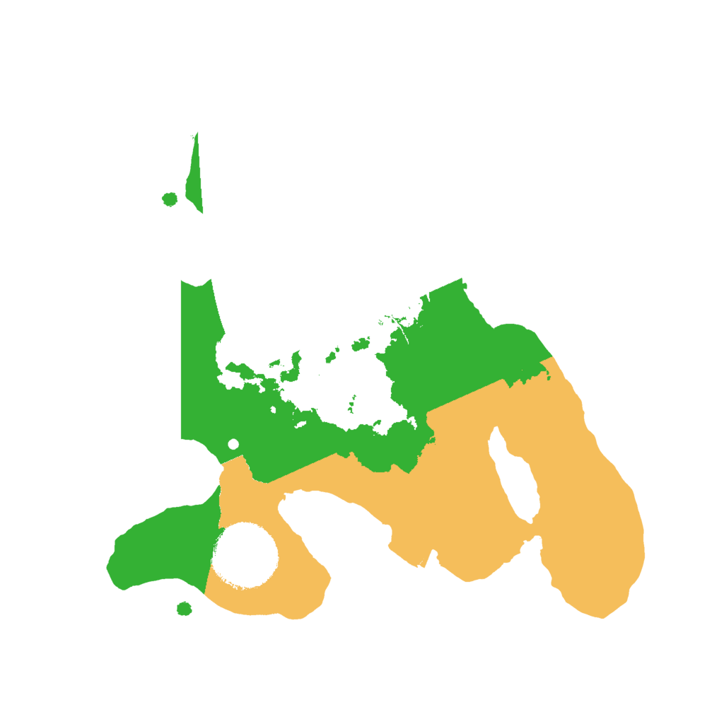 Biome Rust Map: Procedural Map, Size: 2000, Seed: 1102249544