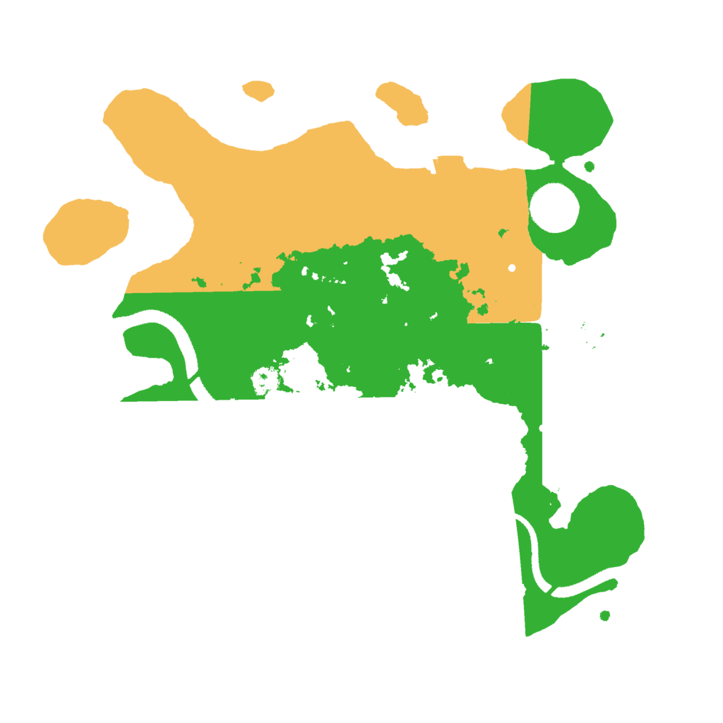 Biome Rust Map: Procedural Map, Size: 2800, Seed: 570863210