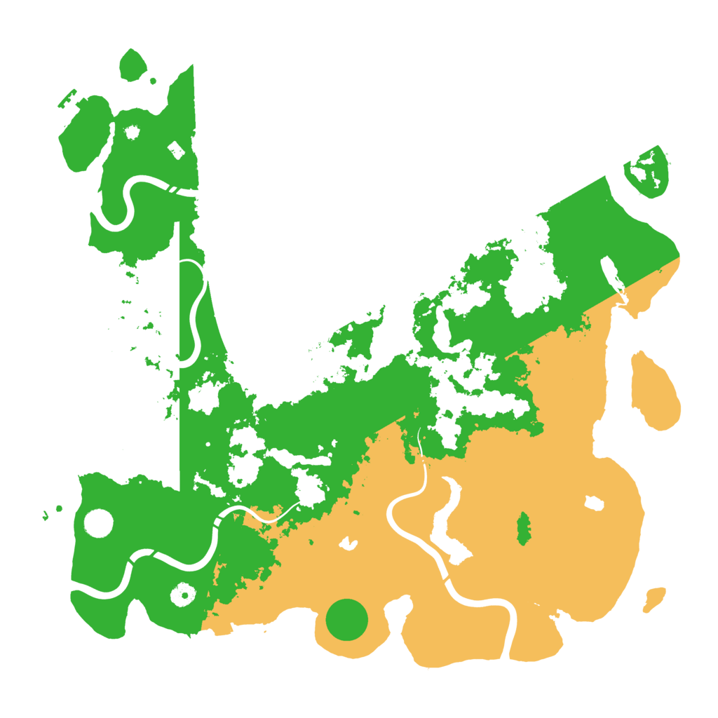 Biome Rust Map: Procedural Map, Size: 4500, Seed: 2033584147