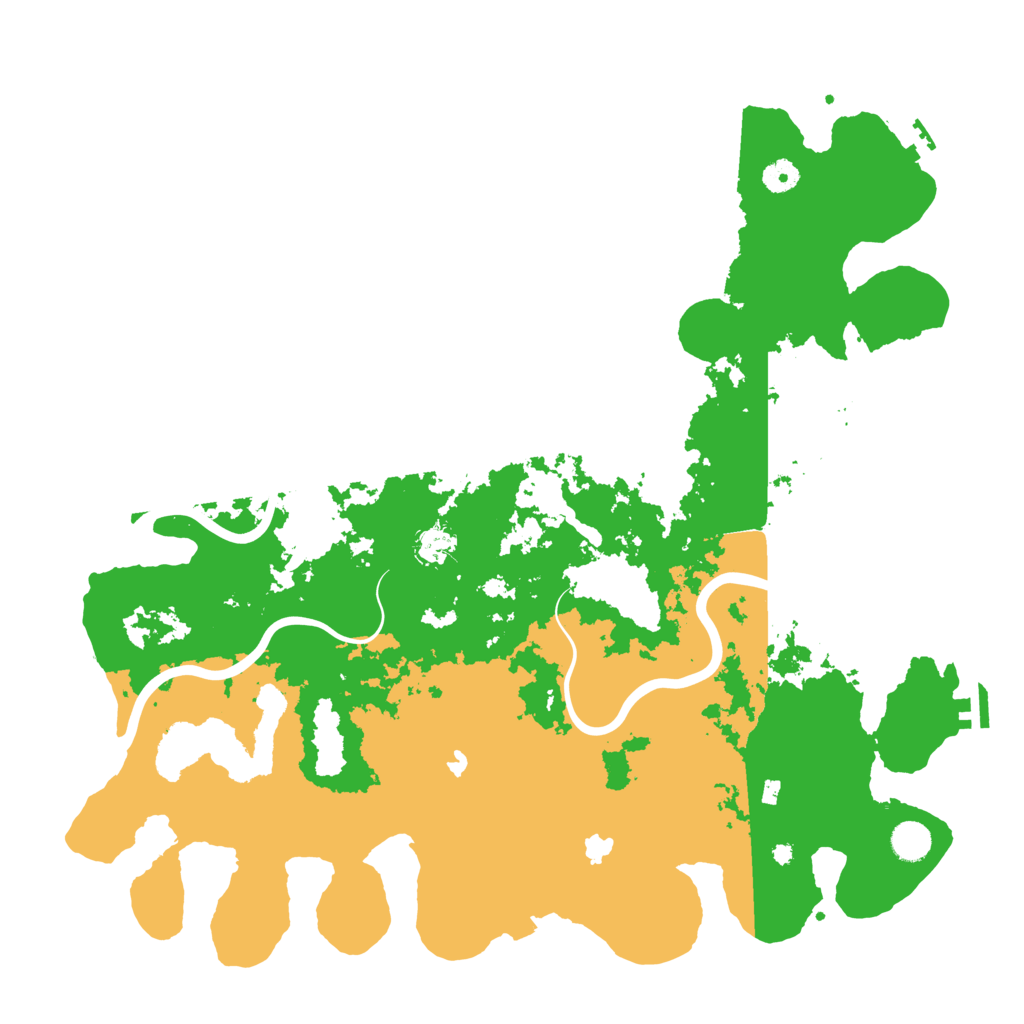 Biome Rust Map: Procedural Map, Size: 4500, Seed: 311019
