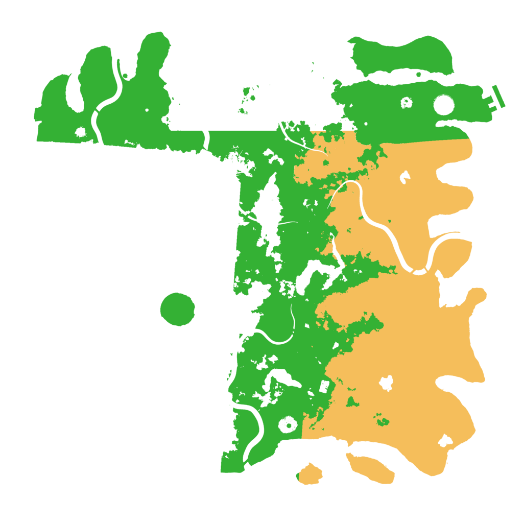 Biome Rust Map: Procedural Map, Size: 4500, Seed: 513202
