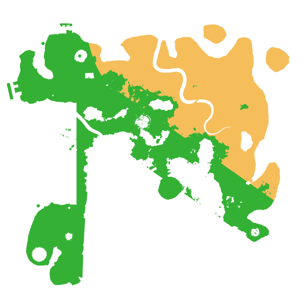 Biome Rust Map: Procedural Map, Size: 3750, Seed: 269590