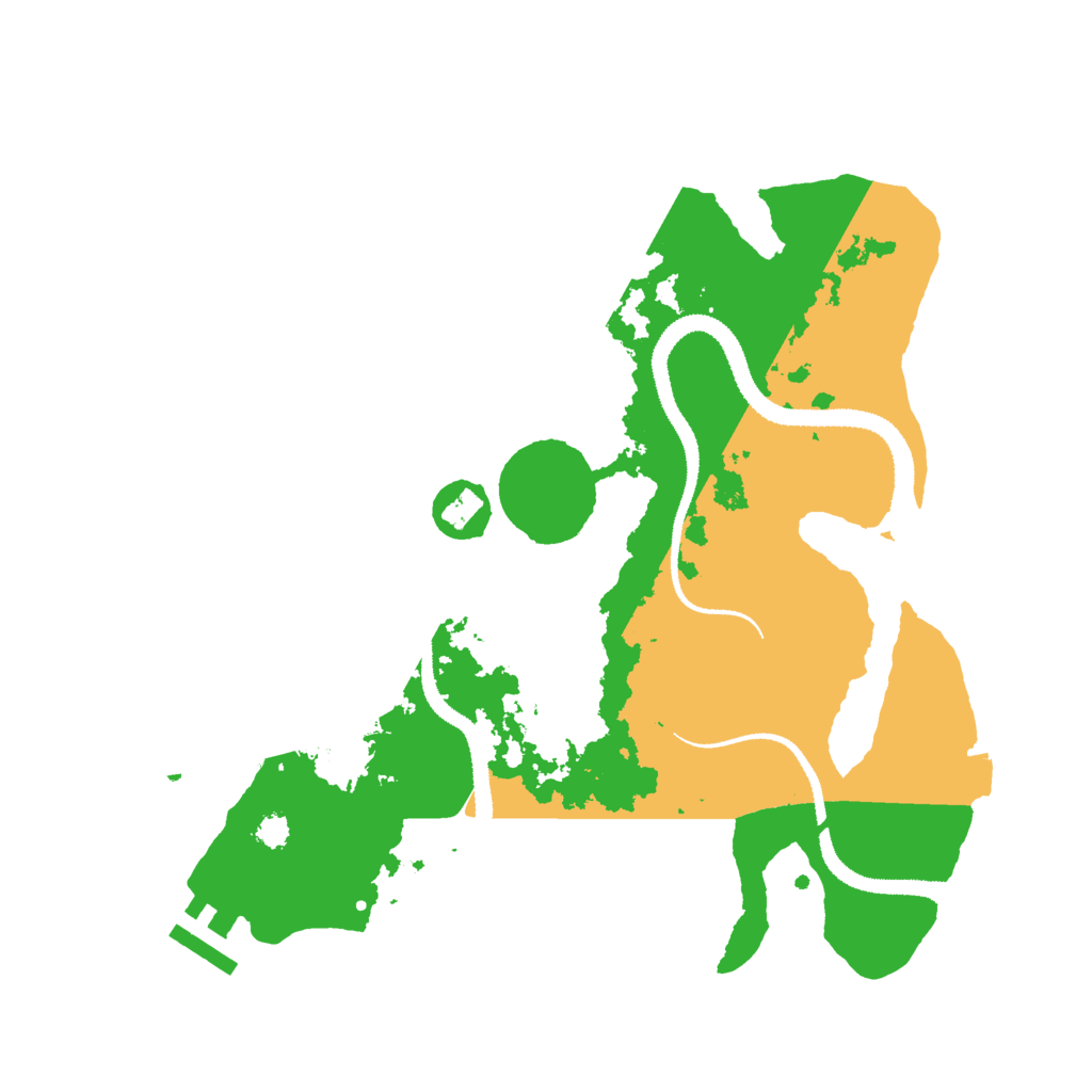 Biome Rust Map: Procedural Map, Size: 3000, Seed: 831183098