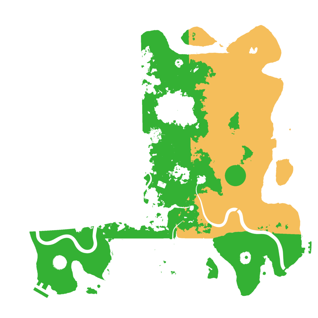 Biome Rust Map: Procedural Map, Size: 4000, Seed: 672163