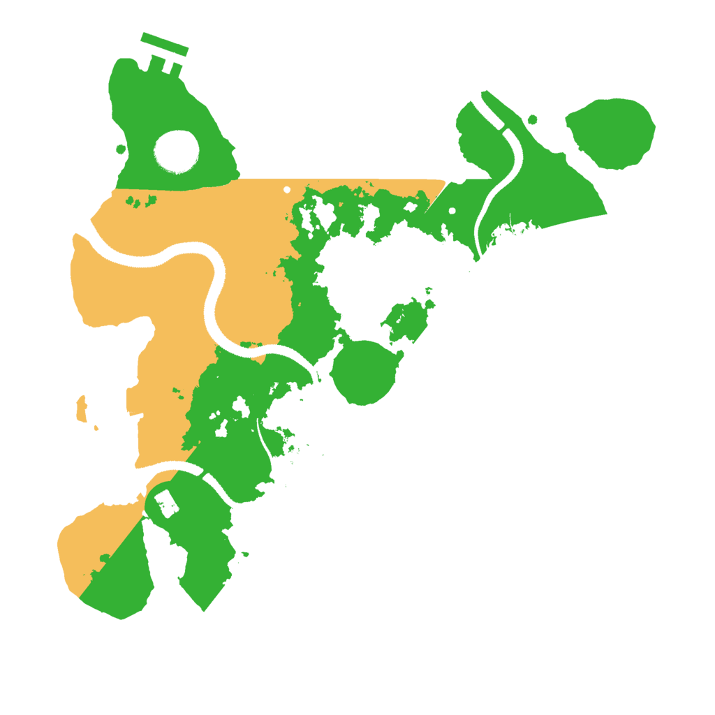 Biome Rust Map: Procedural Map, Size: 3000, Seed: 1247533680