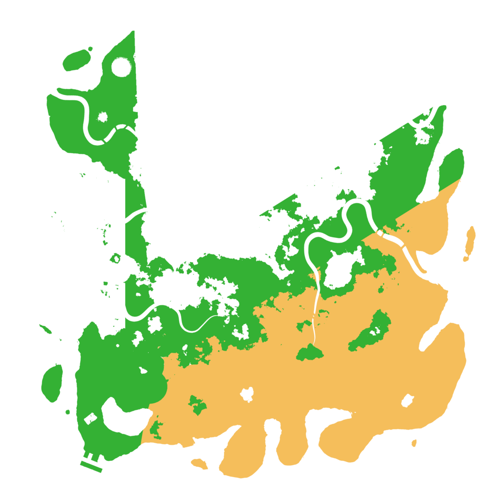 Biome Rust Map: Procedural Map, Size: 4500, Seed: 337054