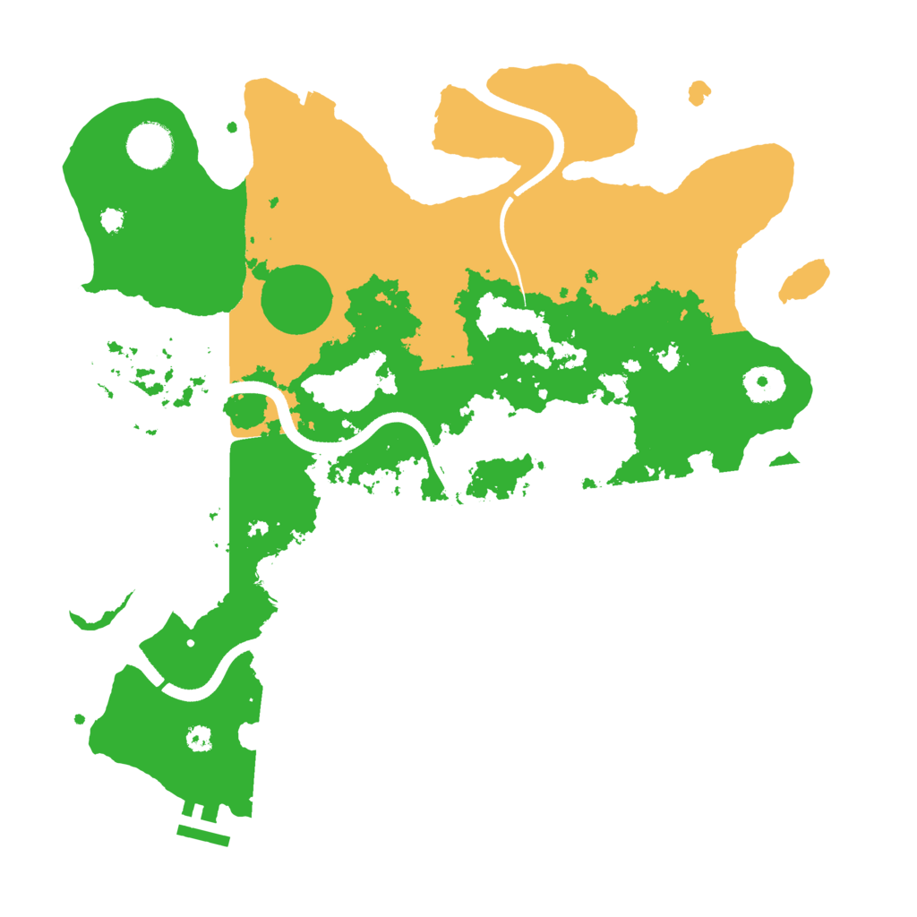 Biome Rust Map: Procedural Map, Size: 3500, Seed: 1794034131