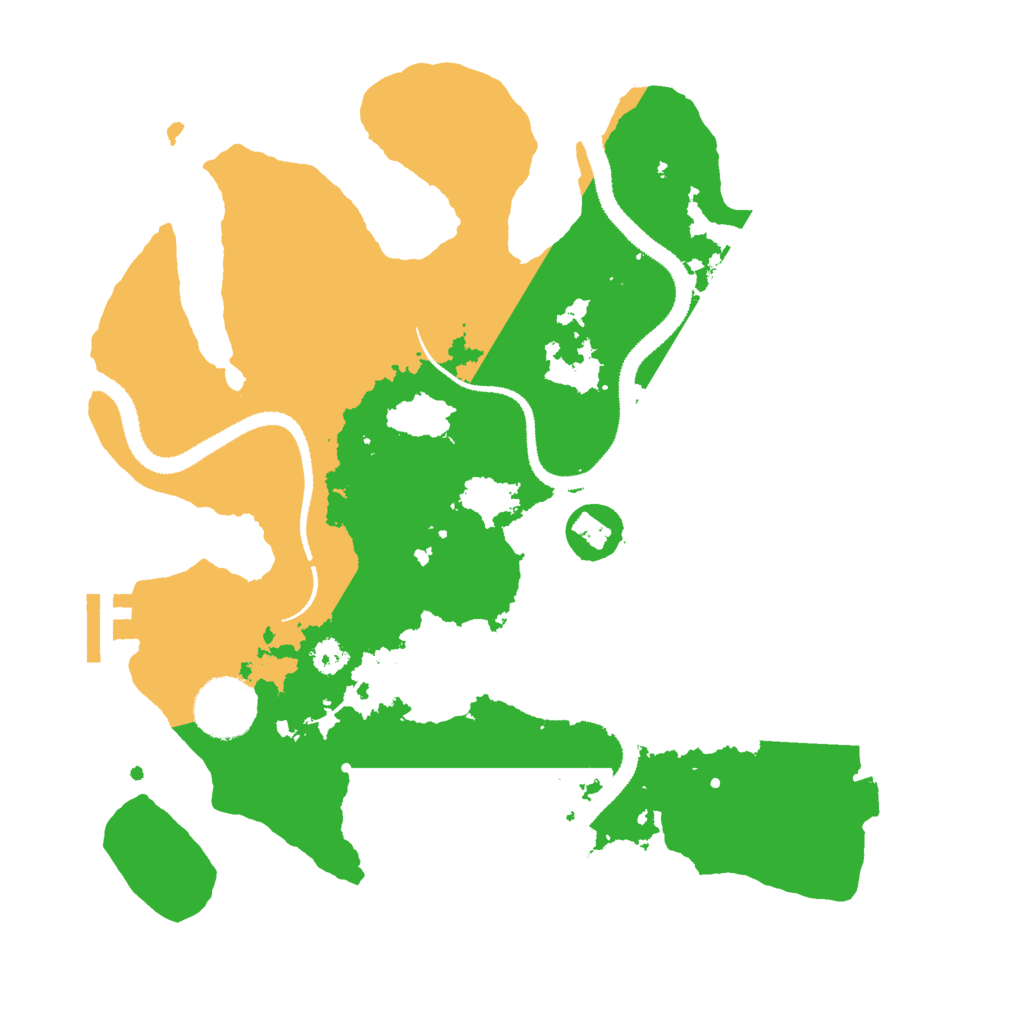 Biome Rust Map: Procedural Map, Size: 3000, Seed: 36787