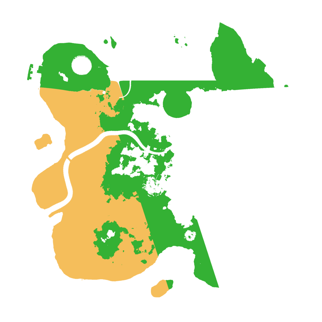 Biome Rust Map: Procedural Map, Size: 3000, Seed: 2024261968