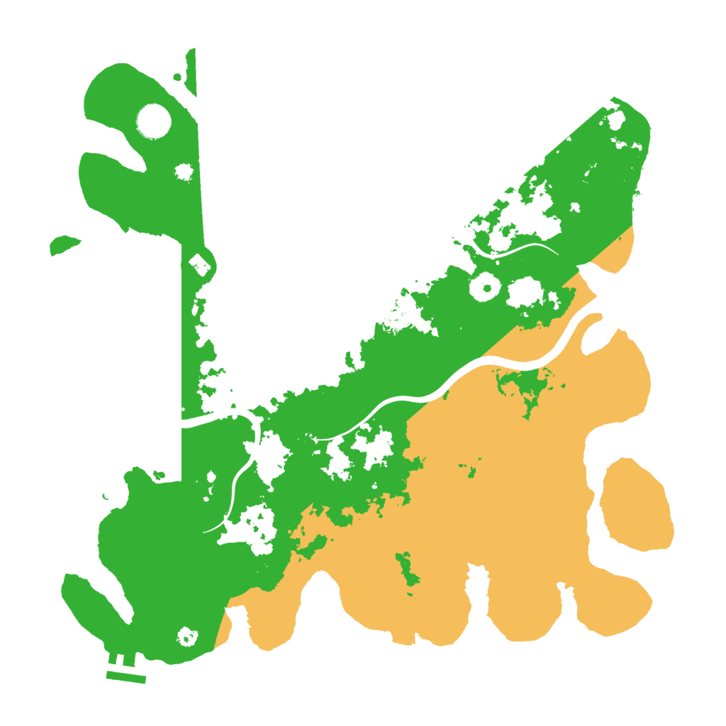 Biome Rust Map: Procedural Map, Size: 3700, Seed: 1495941128