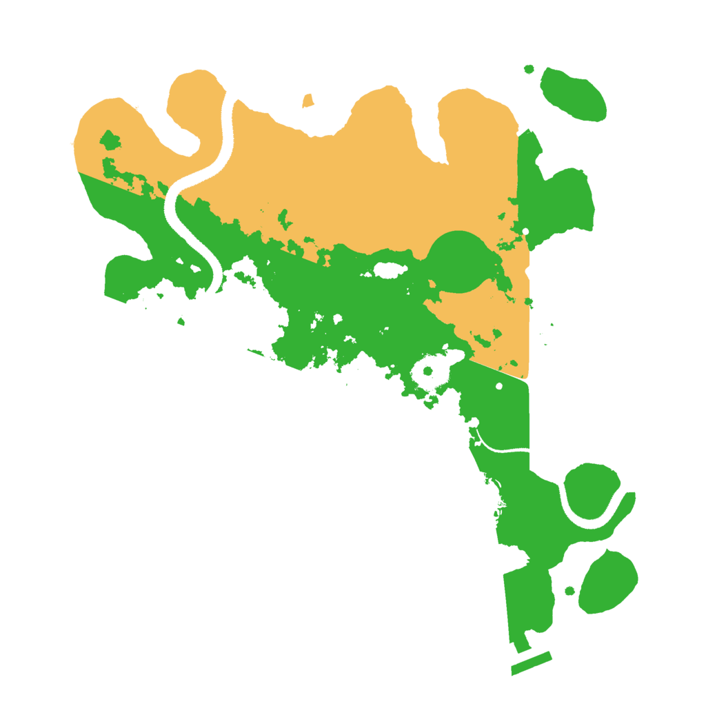 Biome Rust Map: Procedural Map, Size: 3000, Seed: 1032298564