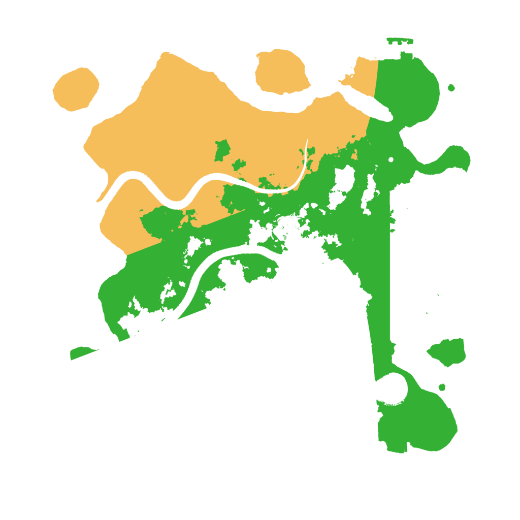 Biome Rust Map: Procedural Map, Size: 3000, Seed: 2120735671