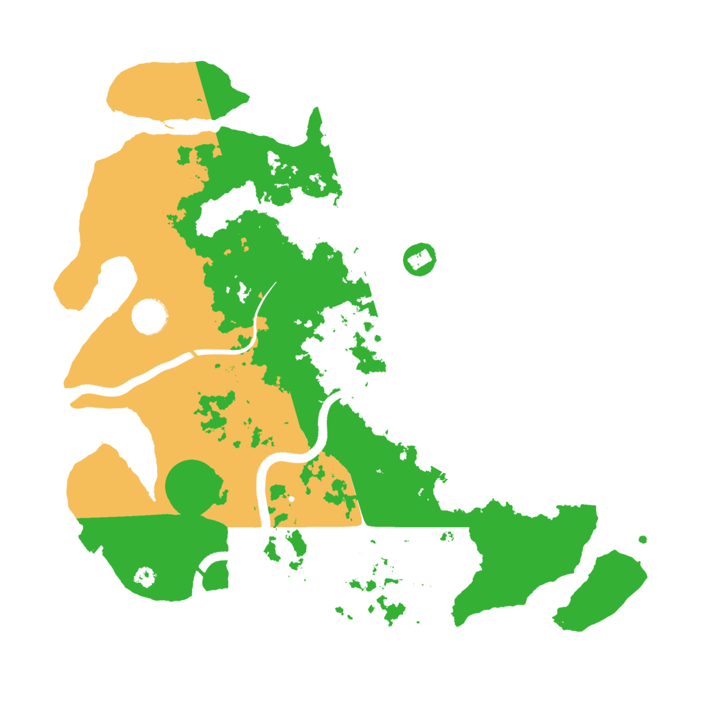 Biome Rust Map: Procedural Map, Size: 3500, Seed: 1536214327
