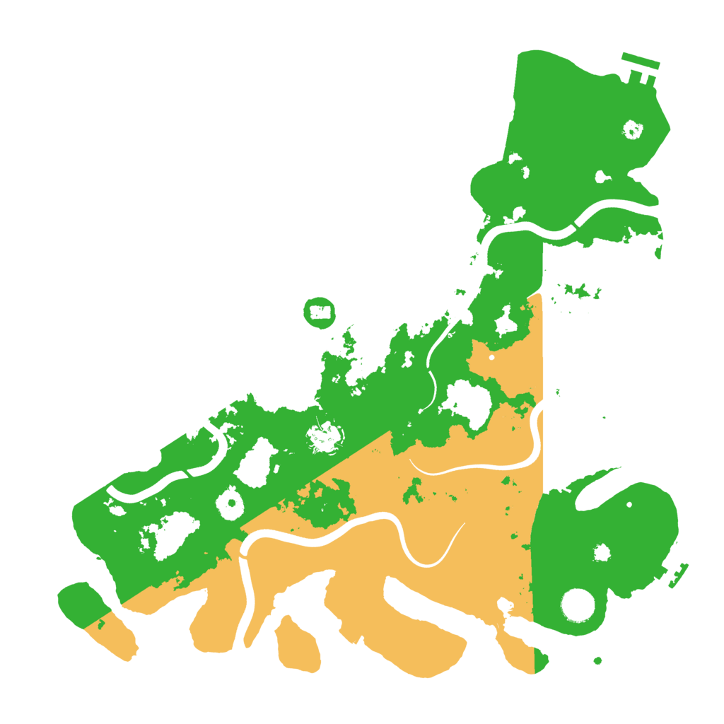 Biome Rust Map: Procedural Map, Size: 3800, Seed: 1711254758