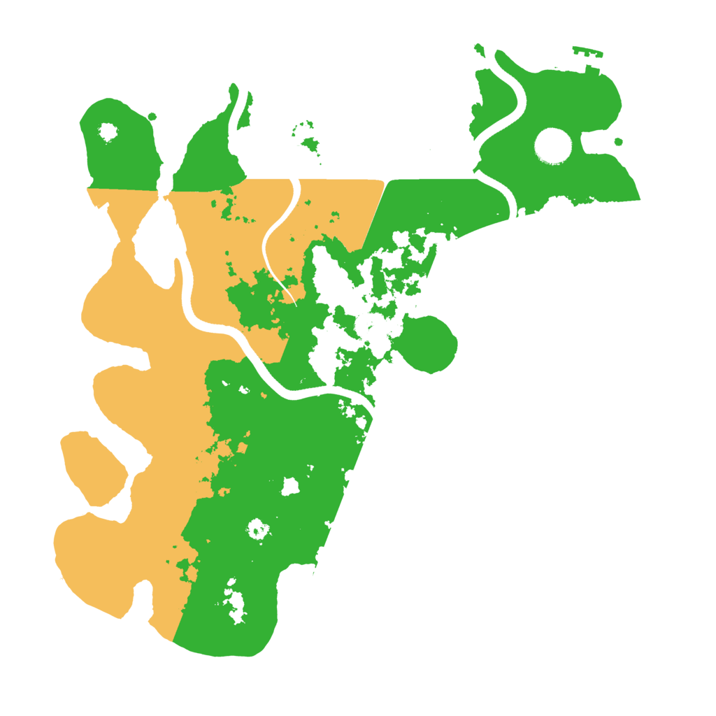 Biome Rust Map: Procedural Map, Size: 3500, Seed: 123906