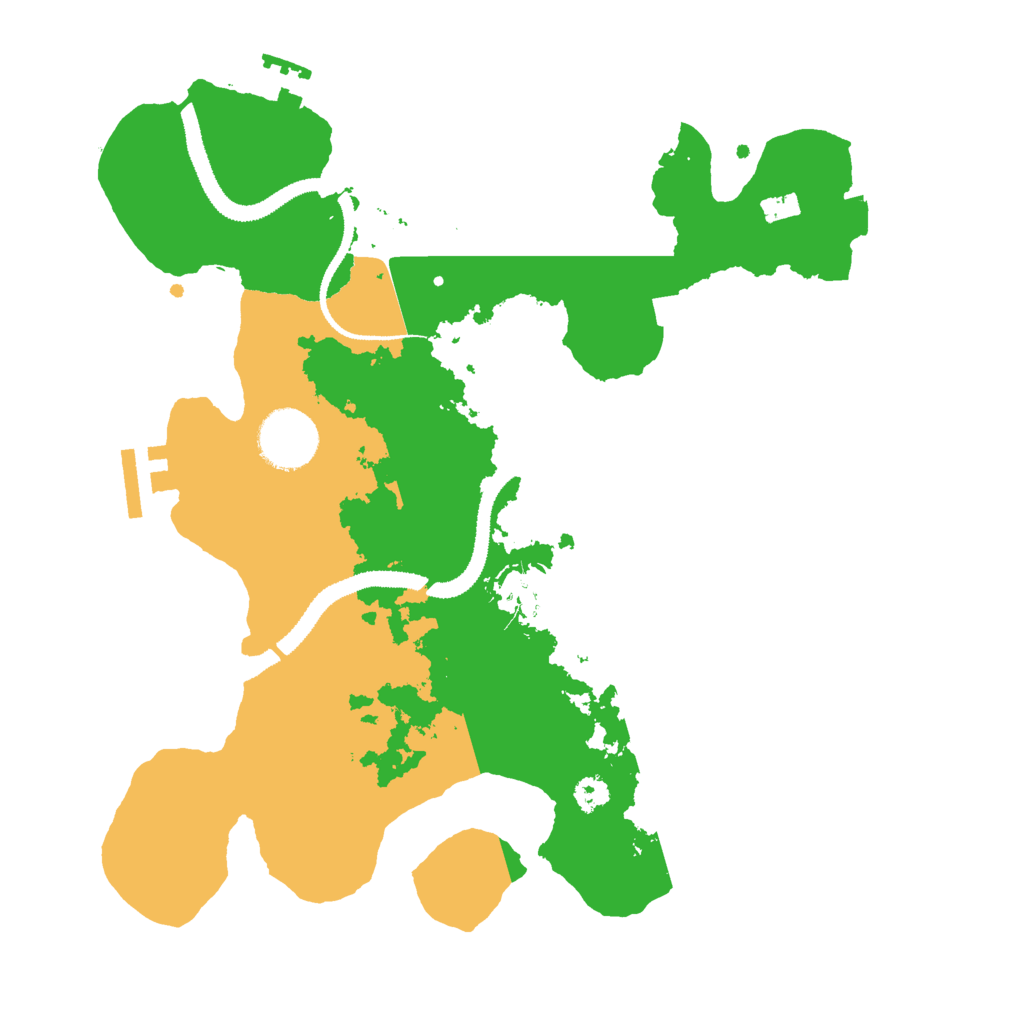 Biome Rust Map: Procedural Map, Size: 3000, Seed: 1929835032