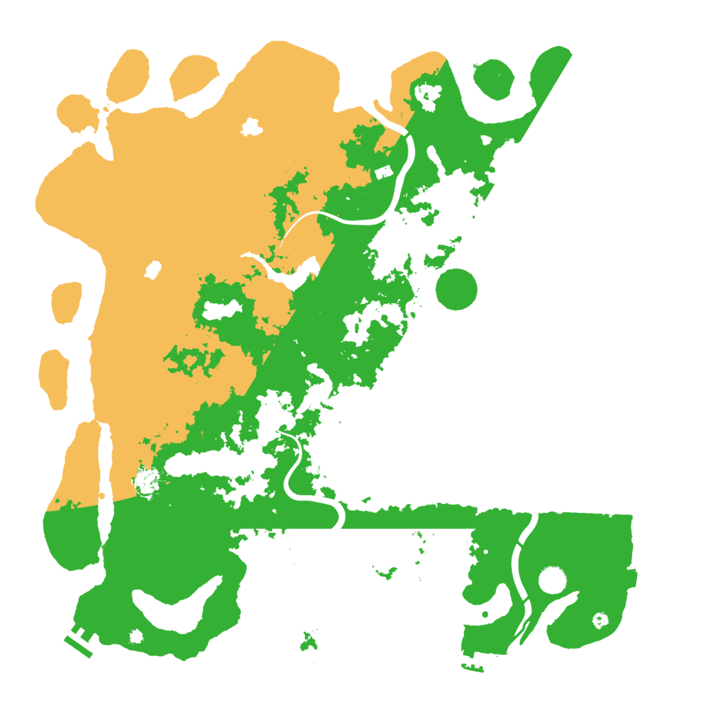 Biome Rust Map: Procedural Map, Size: 4500, Seed: 967698847