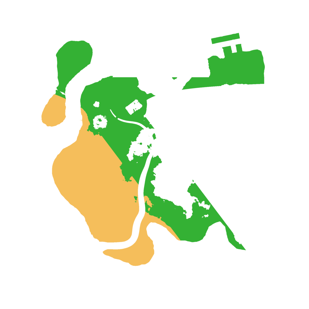 Biome Rust Map: Procedural Map, Size: 2200, Seed: 496013250