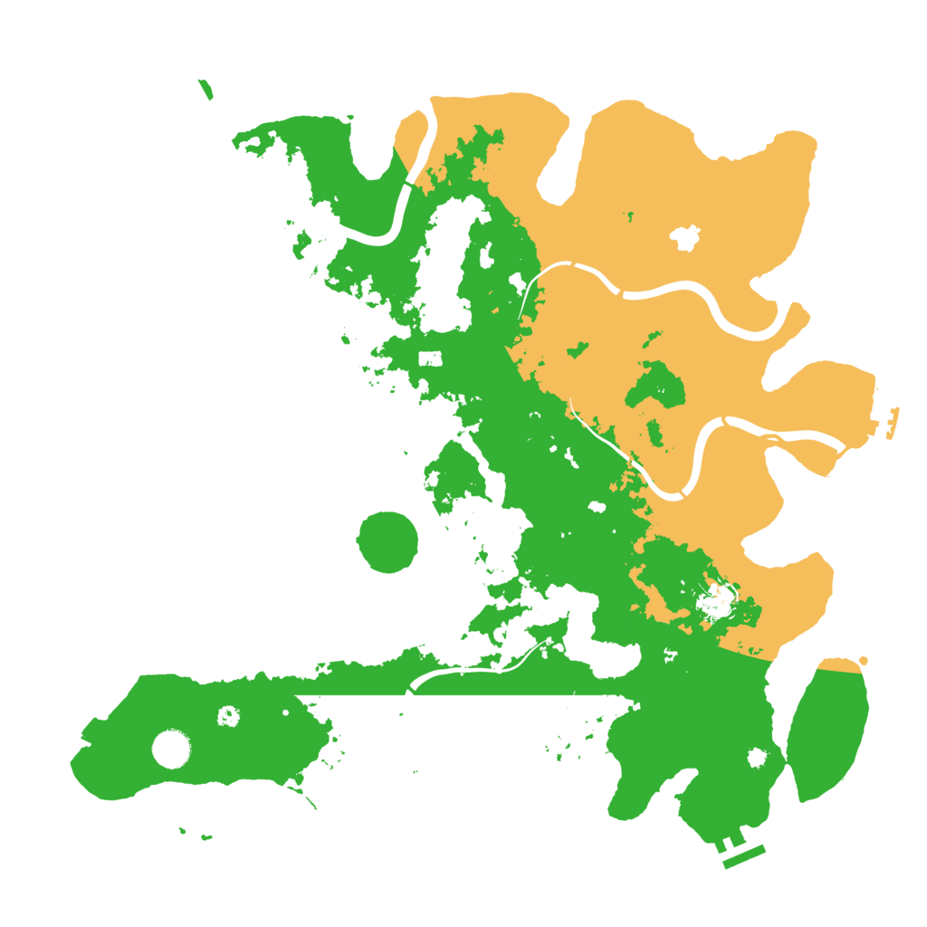 Biome Rust Map: Procedural Map, Size: 4250, Seed: 495307