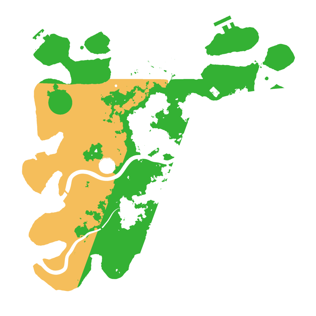 Biome Rust Map: Procedural Map, Size: 3500, Seed: 213060062